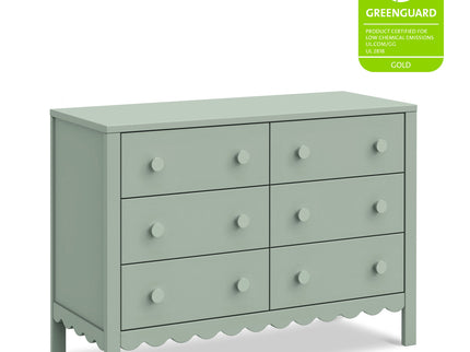 Sammy Scallop 6-Drawer Dresser