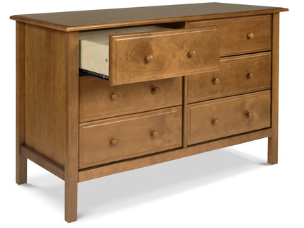 M5966CT,DaVinci,Jayden 6-Drawer Double Wide Dresser In Chestnut