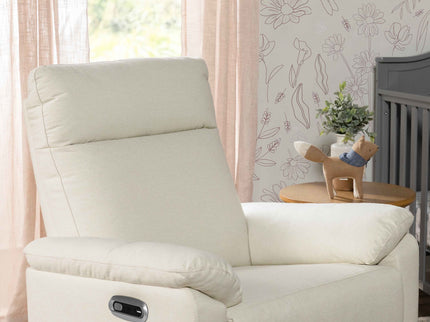 M24388VN,DaVinci,Suzy Electronic Swivel Recliner in Vanilla