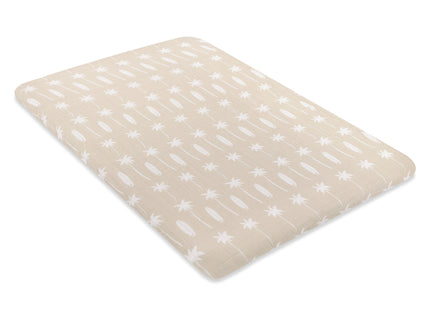 T27034,Babyletto,Beach Bum Muslin All-Stages Bassinet Sheet in GOTS Certified Organic Cotton