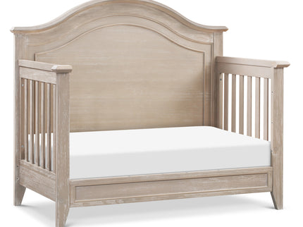 M34401SDB,Monogram by Namesake,Beckett Rustic 4-in-1 Convertible Curve Top Crib in Sandbar