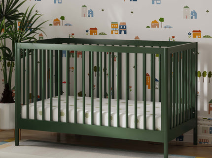 M25101FRGR,DaVinci,Birdie 3-in-1 Convertible Crib in Forest Green