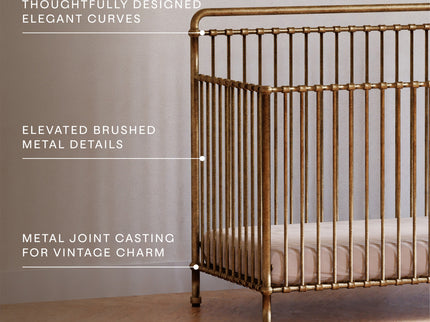 M15301VG,Namesake,Winston 4-in-1 Convertible Crib in Vintage Gold