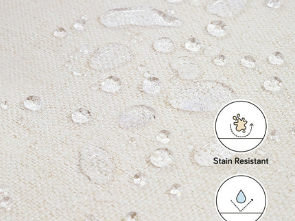 M22885PCMEWLB,Babyletto,Naka Storage Ottoman in Performance Cream Eco-Weave w/ Light wood base