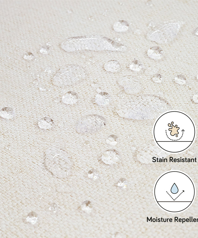 M22885PCMEWLB,Babyletto,Naka Storage Ottoman in Performance Cream Eco-Weave w/ Light wood base