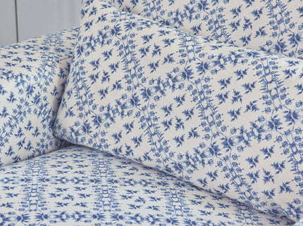 M21787BLT,Namesake,Sarah Flint x Namesake Crawford Swivel Glider in Blue Lattice Performance Eco-Weave