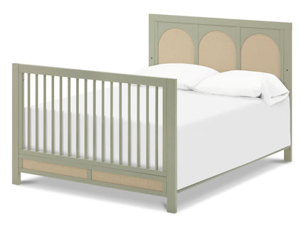 M24801FSPSEW,Namesake,Eloise 4-in-1 Convertible Crib in French Sage and Performance Sand Eco-Weave