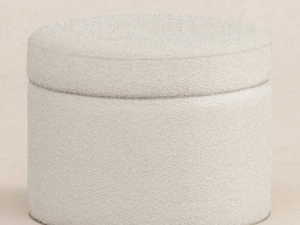 M22185WB,Babyletto,Wally Storage Ottoman in Ivory Boucle