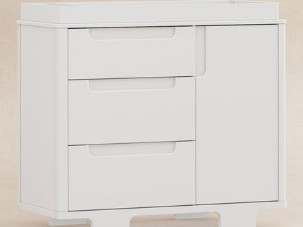 M23423W,Babyletto,Yuzu 3-Drawer Changer Dresser in White