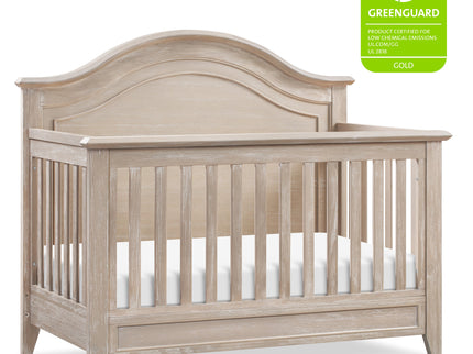 M34401SDB,Monogram by Namesake,Beckett Rustic 4-in-1 Convertible Curve Top Crib in Sandbar