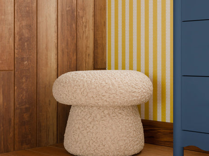 M31685CSG,Babyletto Kids,Mushroom Pouf in Chai Shearling