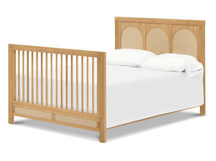 M24801HYPSEW,Namesake,Eloise 4-in-1 Convertible Crib in Honey & Performance Sand Eco-Weave