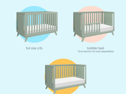 M22501LS,DaVinci,Otto 3-in-1 Convertible Crib in Light Sage