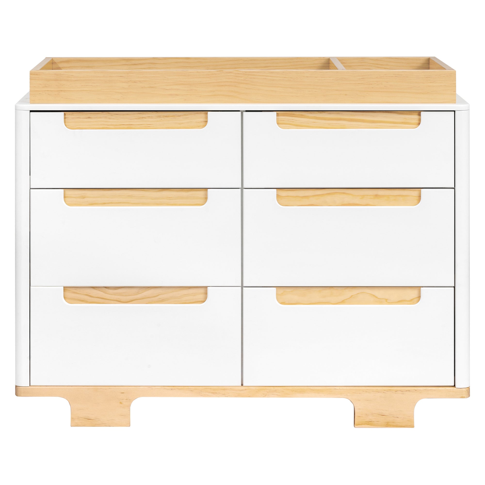 M23426WN,Babyletto,Yuzu 6-Drawer Dresser in White/Natural