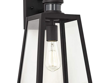 John Timberland Arrington 14 3/4" Black Motion Sensor Outdoor Light