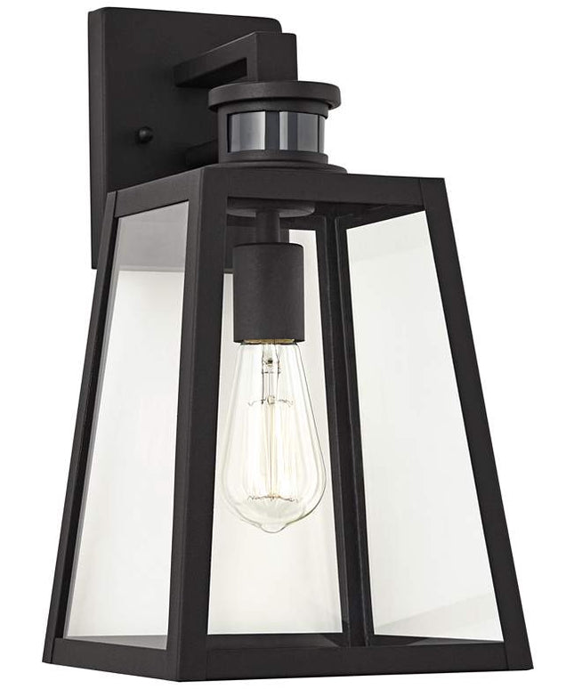 John Timberland Arrington 14 3/4" Black Motion Sensor Outdoor Light