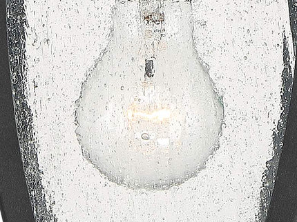 John Timberland Beaufort 12" Black Motion Sensor Outdoor Wall Light