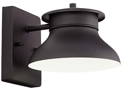 John Timberland Danbury 5" High Black LED Wall Sconce Set of 2