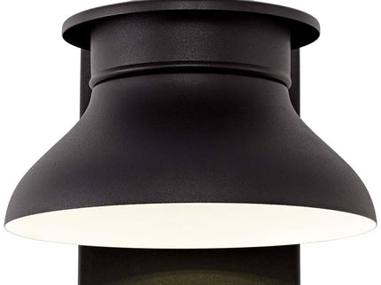 John Timberland Danbury 5" High Black LED Wall Sconce Set of 2