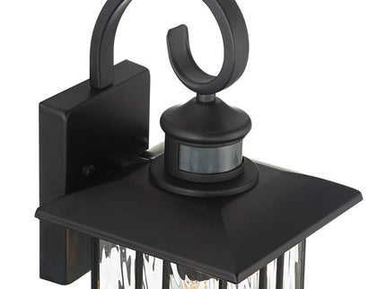 John Timberland Deaver 15 1/2" Matte Black Motion Sensor Outdoor Light