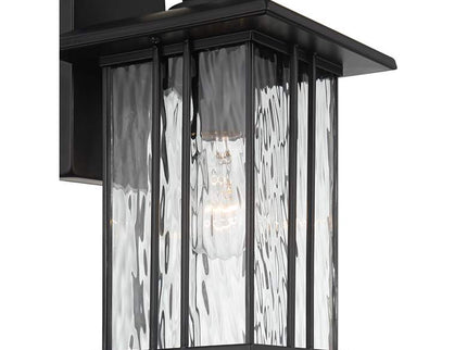 John Timberland Deaver 15 1/2" Matte Black Motion Sensor Outdoor Light