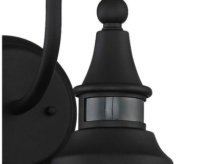 John Timberland Gough 12 1/2" Black Motion Sensor Outdoor Barn Light