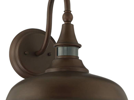 John Timberland Gough 12 1/2" Bronze Motion Sensor Outdoor Barn Light