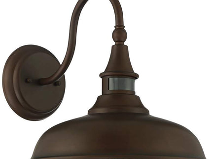 John Timberland Gough 12 1/2" Bronze Motion Sensor Outdoor Barn Light