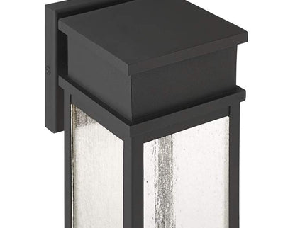 John Timberland Sintef 14 1/4" Sand Black LED Outdoor Lights Set of 2