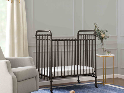 M15598UR,Namesake,Abigail 3-in-1 Convertible Mini Crib in Vintage Iron