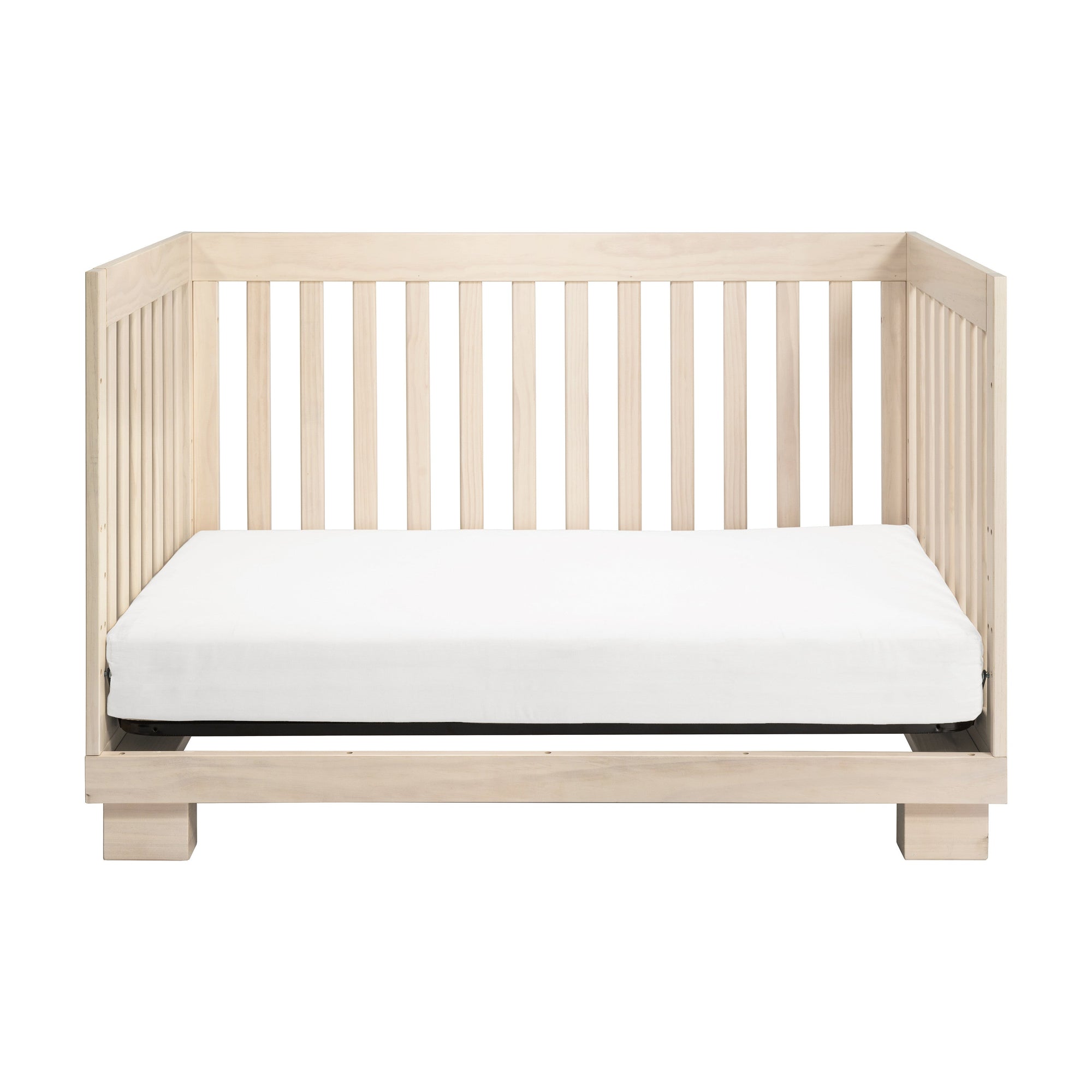 M6701NX,Babyletto,Modo 3-in-1 Convertible Crib w/Toddler Bed Conversion Kit in Washed Natural