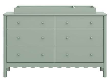 M27916LS,Swell 6-Drawer Assembled Dresser in Light Sage