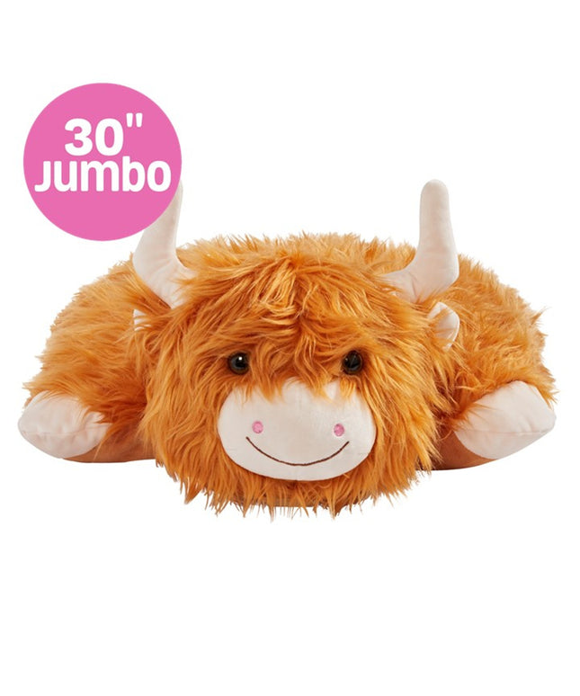 Highland Cow Jumbo 30" Plush Pillow Pet