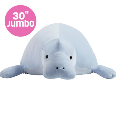 Milo Manatee Jumbo 30" Plush Pillow Pet Puff