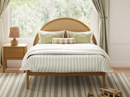 M25996HYNC,Babyletto Kids,Bondi Cane Full Bed in Honey