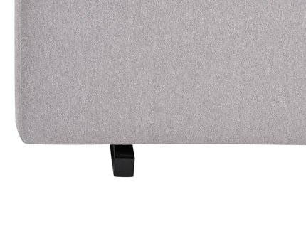 M13985GCM,DaVinci,Davinci Universal Gliding Ottoman in Grey Finish with Cream Piping