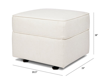 M17285PCMEW,Namesake,Willa/Alden Gliding Ottoman in Performance Cream Eco-Weave