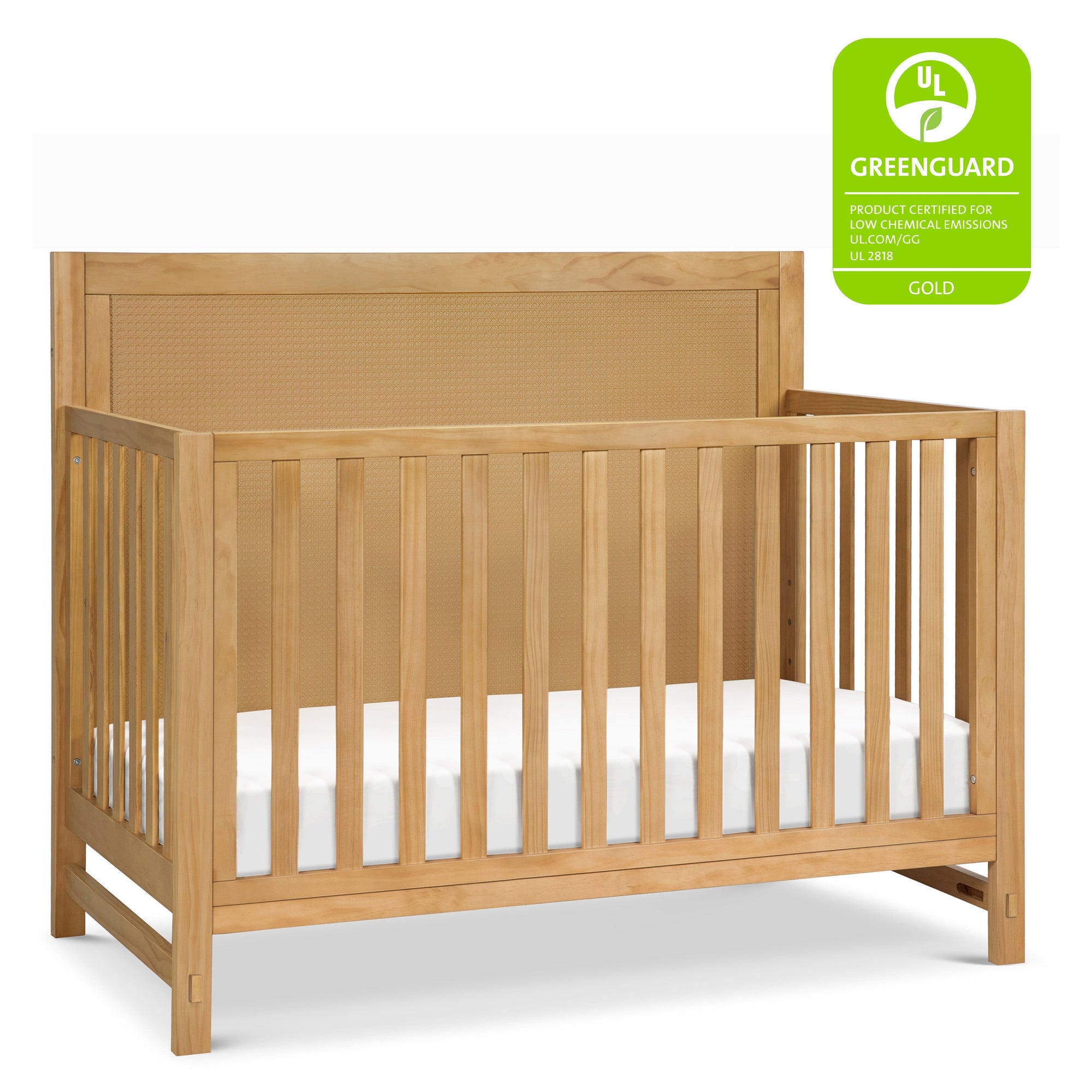 M24941HY,DaVinci,Margot 4-in-1 Convertible Crib in Honey