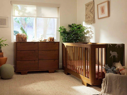 M23426NL,Babyletto,Yuzu 6-Drawer Dresser in Natural Walnut