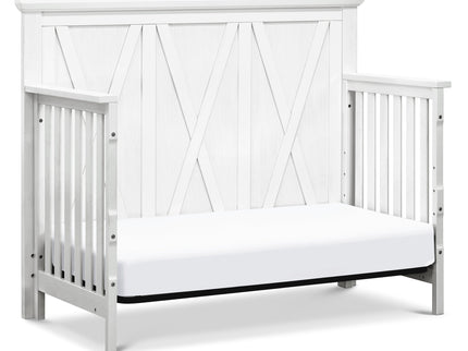 B14501LW,Monogram by Namesake,Emory Farmhouse 4-in-1 Convertible Crib in Linen White
