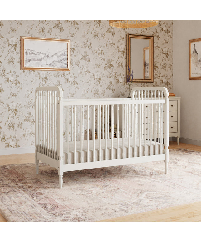 M7101RW,Namesake,Liberty 3-in-1 Convertible Spindle Crib w/Toddler Bed Conversion Kit in Warm White