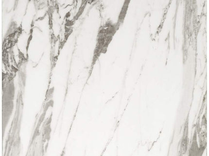 Karin 17" Wide Faux Marble and Gold Side Table