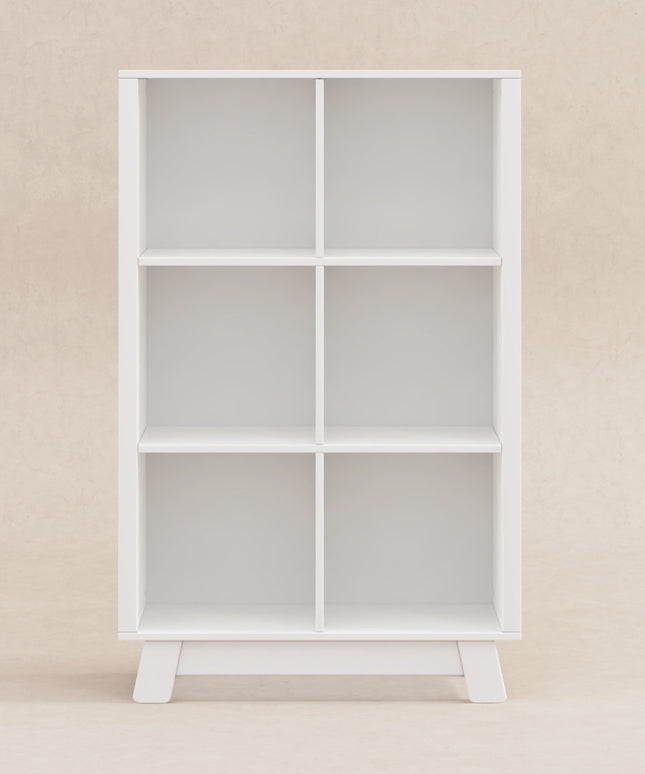 M4211W,Babyletto,Hudson Cubby Bookcase in White