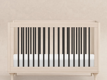 M9001NXB,Babyletto,Lolly 3-in-1 Convertible Crib w/Toddler Bed Conversion in WashedNatural/Black