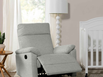 M24387FTG,DaVinci,Suzy Swivel Recliner in Frost Grey