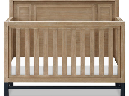 B25801DF,Monogram by Namesake,Newbern 4-in-1 Convertible Crib in Driftwood