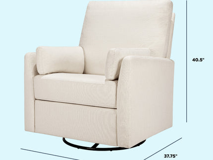 F24687PCM,Carter's,Ethan Swivel Recliner in Performance Cream Linen
