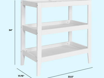 F11902W,Carter's,Colby Changing Table in White