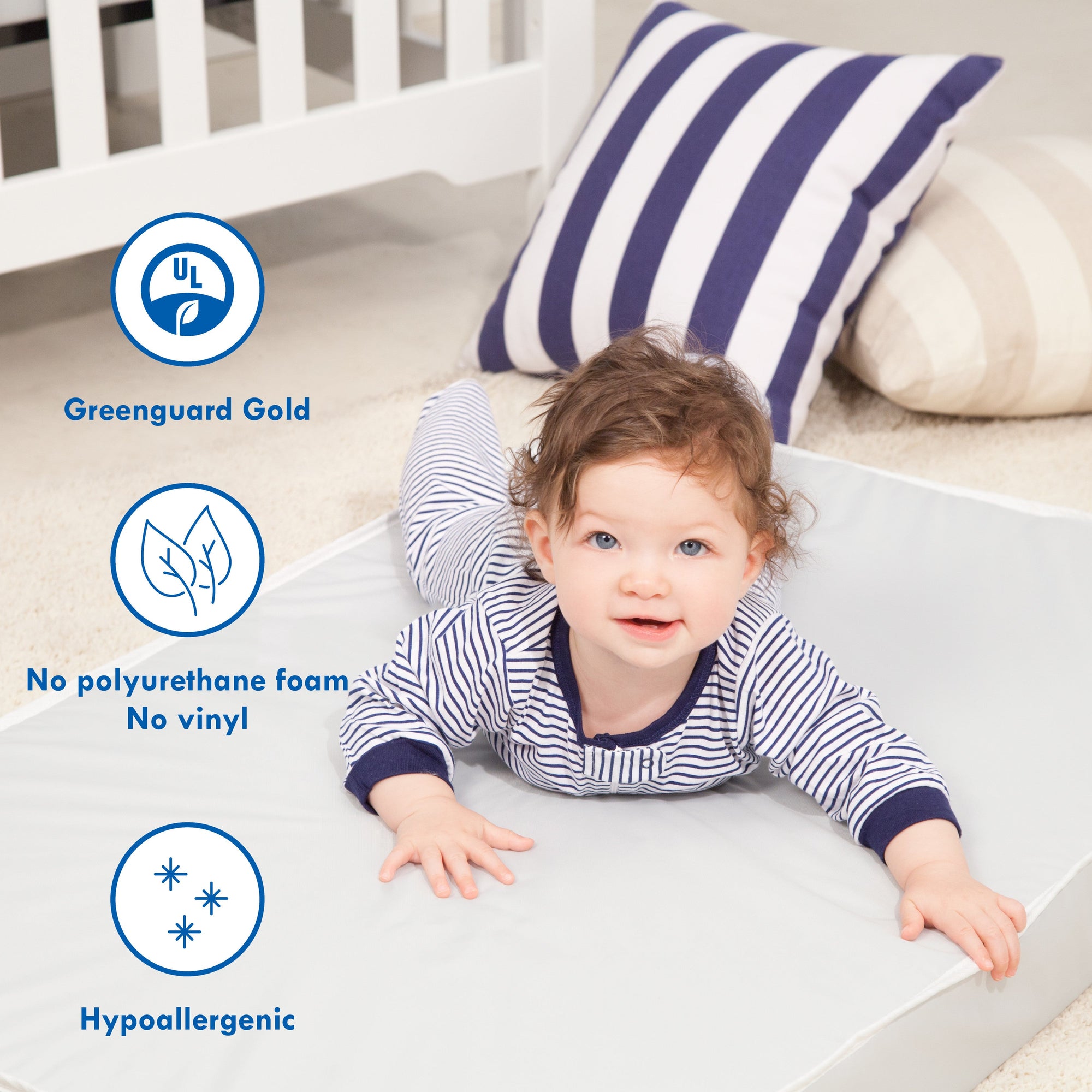 M5386C,DaVinci,Complete Slumber Mini Crib Mattress 100% Non-Toxic & Waterproof
