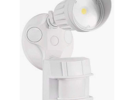 King Single Head LED Motion Sensor Security Light in White